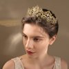 Gold Tiara Wedding Tiaras and Crowns for Women,Rhinestone Queen Tiara for Women Princess Crown Birthday Tiara Headbands for Wedding Prom Bridal Party Halloween Costume Christmas Gifts
