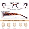 EYEGUARD Readers 4 Pack of Thin and Elegant Womens Reading Glasses with Beautiful Patterns for Ladies 2.50