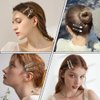 ZHOUMEIWENSP 15Pcs Metal Alligator Hair Clips for Women Girls Cute Star Snap Non Slip Metal Duck Bill Hair Pins for Thick Thin Hair Rustproof Hair Styling Accessories (Style1)