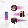 Wig Glue Pen Portable, Lace Wig Glue Waterproof for Front Lace Wig, Invisible Hair Bonding Glue for Travel, Extreme Hold Glue for Wigs and Poly Hairpieces, Toupee, Cosmetic Hair Systems 5ML
