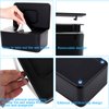 LEQXGO Baby Wipes Dispenser, Wipes Dispenser Baby Wipes Case, Baby Wipe Holder for Fresh Wipes, Non-Slip Wipes Case, Wipe Container with Sealing Design Lid (Black)