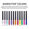 Kyannkara Liquid Eyeliner Colorful Matte Glitter Neon Eyeliner Pencil Pigmented Smudgeproof Long Last Gel Eye Liner（Yellow）