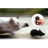 Gawertoy Remote Control Rat Toy, Wireless Remote Control Mouse Toy Fake RC Rat Toy Giant Realistic Rat Model Prank Joke Tricky Toy for Kids Halloween Christmas Birthday Gift Cat Dog Toy Black