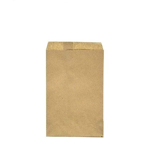 100 Pack Brown Kraft Paper Bags, 6" x 9" Inches, Gift Card, Gift Candy, Cookies, Doughnut, Crafts, Party Favor, Sandwich, Jewelry Merchandise- by RJ Displays