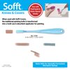 Sofft Tool 65002 No. 2 Flat Palette Knife & 5 Covers for PanPastel Artist Painting Pastels