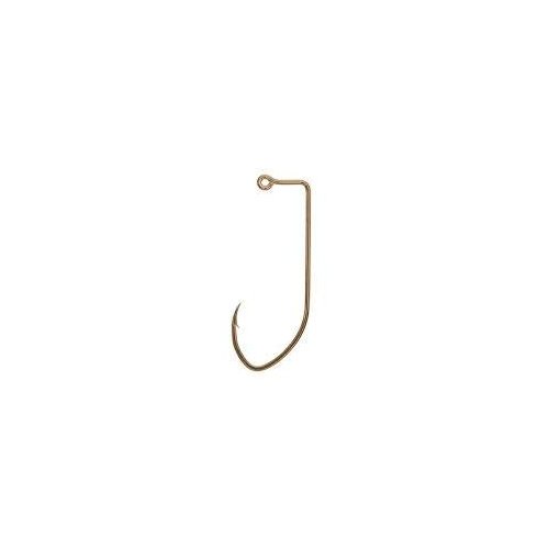 Eagle Claw 500 Bronze Pro V Lil Nasty Sickle Style Jig Hooks (Size 4, 100 Pack)