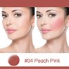 Paminify Soft Cream Liquid Blush, Creamy Dewy Blush Lightweight Blendable Glowing Blush Stick with Cushion Applicator,Natural Silky Smooth Moisturizing Blush Makeup,Cruelty-free,04 Peach Pink