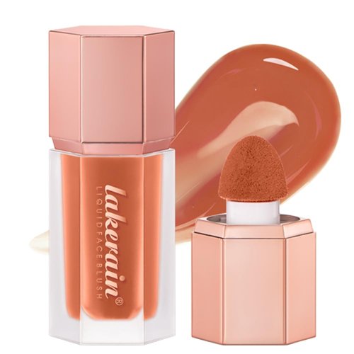 Liquid Blush, Matte Velvet Liquid Blush, Soft Liquid Blush for Cheeks, Silky Cream Blush (1, #6, Medium)