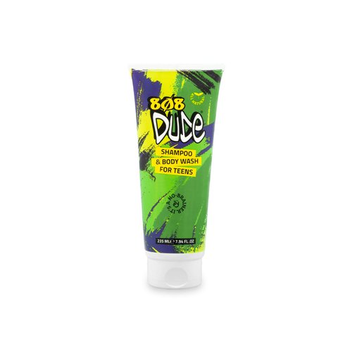 808 Dude Shampoo and Body Wash for Teens, Boys, and Men | Pure Natural & Organic Ingredients | Clear Body Odor and Skin Breakouts with Essential Oils, 8 fl oz.