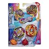 Beyblade Burst Rise Hypersphere Dual Pack Lord Spryzen S5 and Roktavor R5-1 Right/Left-Spin and 1 Right-Spin Battling Top Toy, 8 and Up