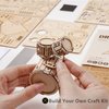 ROBOTIME Wooden Craft Kits for Kids 3D Wooden Puzzle DIY Model Drum Kit to Build for Boys Adorable Home Decoration for Teens