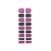 PUEEN 3D Sparkle Nail Wraps Collection WILD IN LOVE - 5 Pack (18 Strips Each) Nail Wraps/Nail Strips/Nail Foils/Nail Stickers/Nail Decals/Nail Patches Fashion Designs-BH000196