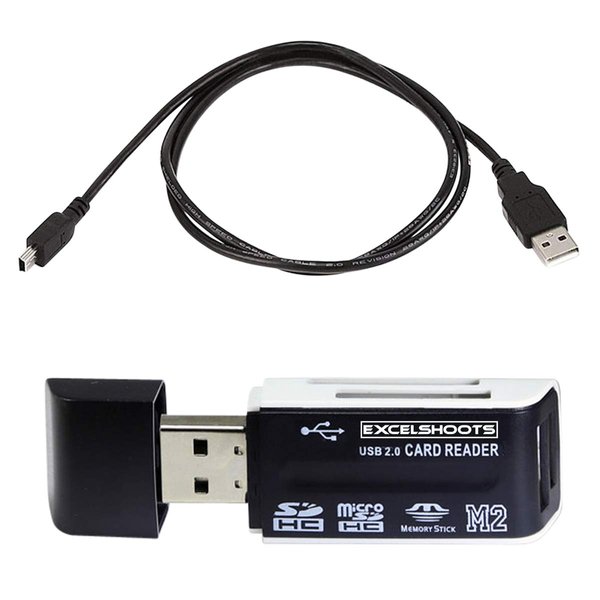 Excelshoots USB Cable Works for Nikon D3100 Camera, USB Computer Cord for Nikon D3100 D300 D3100S D3X D40 D40X D50 D60 D70 D100 D700 D40X D7000