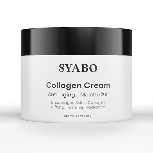 SYABO Collagen Cream, Anti Aging Face Moisturizer, Daily Face Cream Moisturizing, Lifting &amp; Recov...