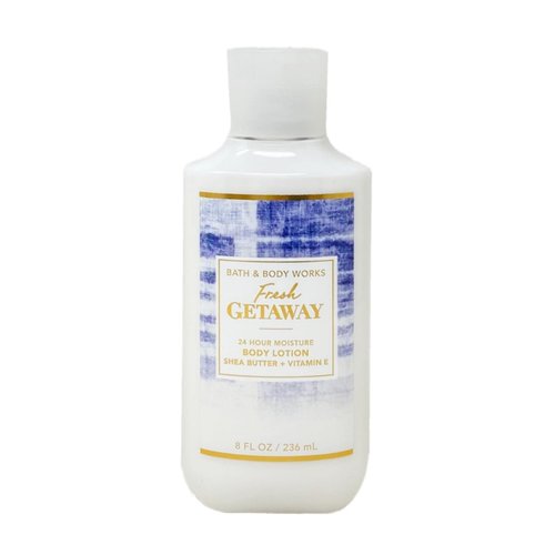 Bath & Body Works Fresh Getaway - 2 Moisture Body Lotion Gift Set with a Creamy Rose Bar Soap