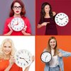 6 PCS High Torque Quartz Clock Movement Mechanism Replacement Clock Kit with 10 Different Pairs of Hands Clock for DIY Repair Clock Parts Shaft Lengths 12mm 15.5mm 21.5mm (Style 2)