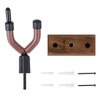 Violin Wall Mount Hanger, Ohuhu Hardwood Violin Hanger with Bow Holder for Home & Studio