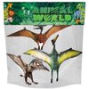 Gemini&Genius 3pcs Pterodactyl Action Figures Realistic Flying Dinosaur Pteranodon Dino Toys Pterosaur Model Toys Cake Toppers Set for Kids