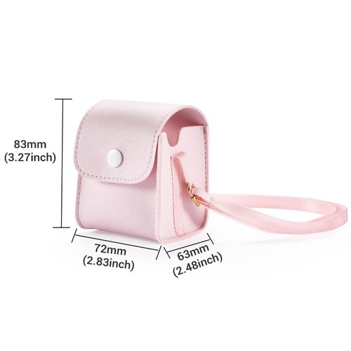 Portable Carrying Case Compatible with Bitzee Digital Pet Interactive Virtual Toy, Storage Carrying Bag for Electronic Gadgets Toys for Kids (Pink)