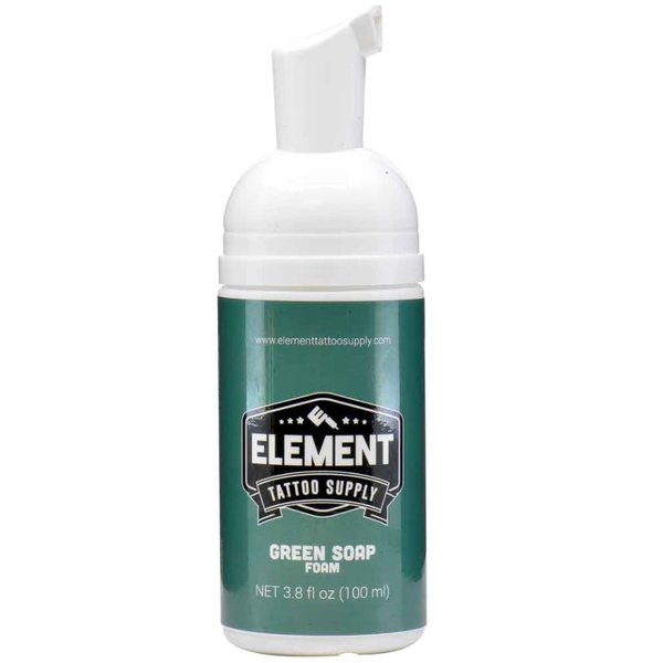 ELEMENT TATTOO SUPPLY - Tattoo Green Soap Foam (6.7 fl oz)