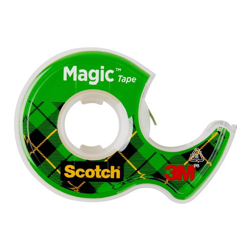 Scotch Magic Tape, Invisible, Home Office Supplies and Back to School Supplies for College and Classrooms, 4 Rolls with 4 Dispensers