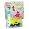 Bug and Garden Mini Pom Pom Craft Kit - Makes 12 (Bee, Ladybug, Frog)