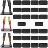 TITAWU 26PCS 6 inch Action Figure Display Stand, Toy Support Holder Display Stand with Peg, Compatible with 1/12 Scale Mavel Legends Series/Gi Jeo Classified Series/D C/Mo tu Figures, Black Square
