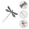 2Pcs Silver Dragonfly Hair Clip Wedding Retro Antique Barrette Bridal Headdress Color Head Wear Styling Hair Accessories for Girls Women Ladies Bobby Pins Hairpins French, Hair Styling Pins