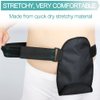 Ostomy Bag Cover Stoma Pouch Covers Stretchy Washable Ostomy Liner Lightweight Protective Protector Support Garment Women Men Black