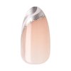 KISS imPRESS No Glue Mani Press On Nails, Design, On My Mind', White, Medium Size, Almond Shape, Includes 30 Nails, Prep Pad, Instructions Sheet, 1 Manicure Stick, 1 Mini File