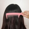 Acooruiteng 3 Pcs Wide Tooth Comb - Durable, Anti-Static Detangling Comb for All Hair Types