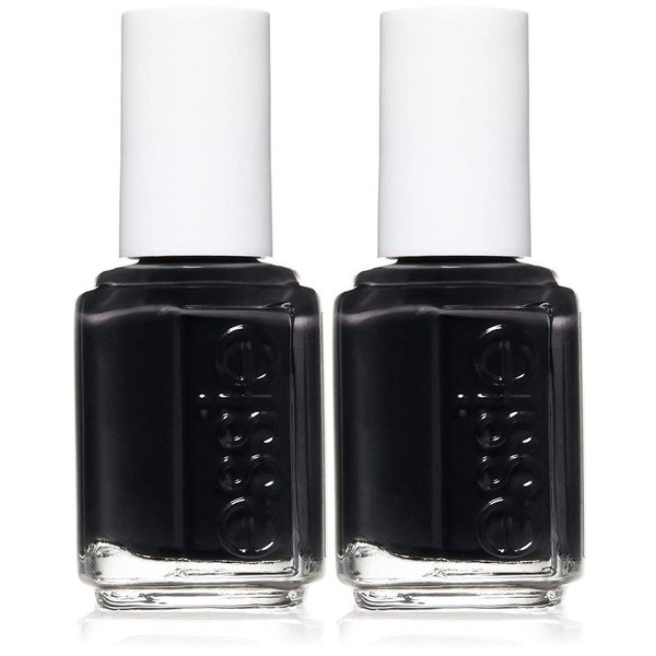 essie nail polish, licorice, black nail polish, 0.46 fl. oz, 2 count