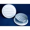Maurice Franklin Louver-2 Inches Round White Aluminum Louver with Insect Screen (Priced Per Bag of 6). RLW-100