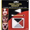 Freaky Faces Makeup Kit - 1 Count - Includes Makeup Tray, Applicator, & Sponge - Complete Spooky Makeup Tray, Easy-Apply Applicator & Soft Sponge for Perfect Scary Look