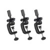 Wig Stand Mannequin Head Holder 3 Pack Black Cosmetology Manikin Stand Mannequin Head Holder Clamp Wig Head Stand Holder for Table Training