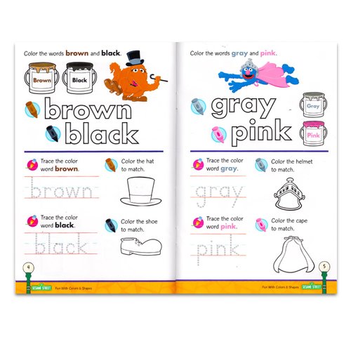 Playskool Kindergarten Pre K Learning Study Bulk Activity Set - Workbook Dry Erase Board Bundle | Alphabet, Numbers, Math, Counting, More | Sesame Street Playskool Classroom Supplies