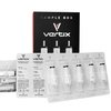 Vertix - 1 Round Liner, Pack of 20 Membrane Tattoo Machine Cartridges - Transparent Detachable Tip, Minimize Tattoo Pen Machine Vibration