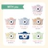 Kids Camera Pint Kids Clover Kids Camera, Christmas Birthday Gifts for Girls and Boys, Toy Camera, 32GB Card, 155g, Videos, Music, Games, 6ys+ (WITHyou_Off White)