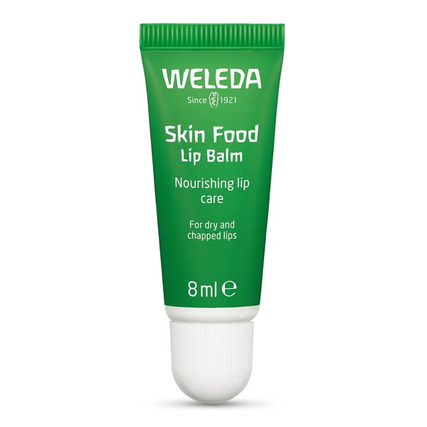 Weleda Skin Food Lip Butter, 0.27 Ounce, Plant Rich Moisturizing Lip Care with Sunflower Seed Oil, Chamomile and Calendula