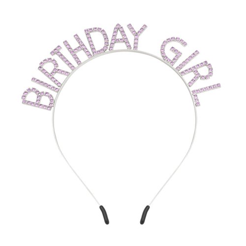 Birthday Headbands for Women Birthday Silver Pink Tiaras and Crowns for Women Girls Christmas Birthday Party Decorations Happy Birthday Princess Crown Rhinestone Happy Birthday Accessories Crown