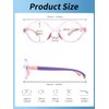 JM Kids Blue Light Glasses, Computer Gaming Grasses for Girls Boys Age 3-10, Anti Blue Ray TR90 Eyeglasses Pink Round Style