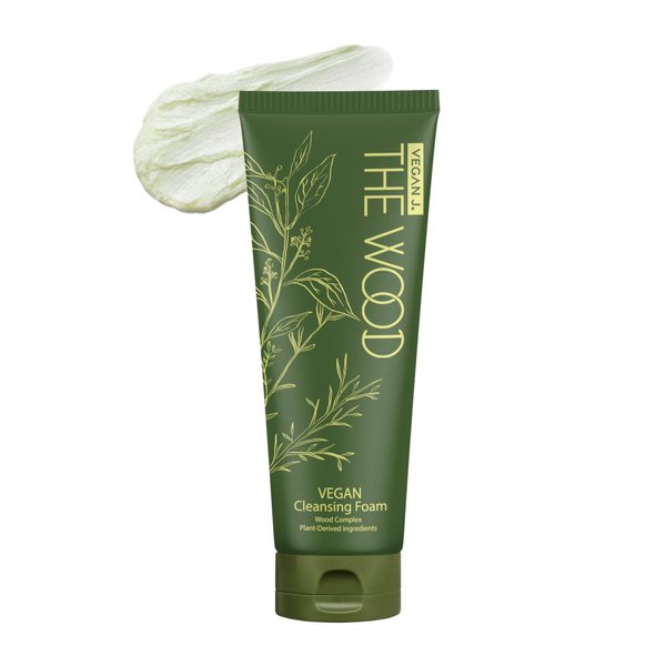 Vegan J. The Wood Vegan Cleansing Foam | Cleans 99.37% Impurities | Vegan Certified (50, Grams)