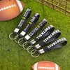 Junkin 12 Pieces Football Party Favors Football Silicone Keychains Gift Football Game Accessories Football Party Supplies