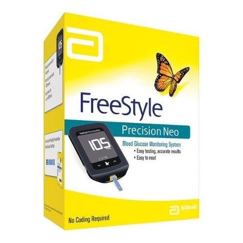 Freestyle Precision Neo Glucose meter. Suitable for MEDISENSE ketones and glucose test strips