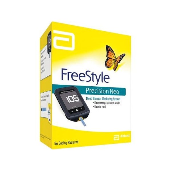 Freestyle Precision Neo Glucose meter. Suitable for MEDISENSE ketones and glucose test strips