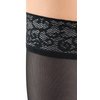 mediven Sheer & Soft for Women, 15-20 mmHg - Closed Toe, Thigh High with Top Band Compression Stockings, Sheer Hosiery, IV, Petite, Ebony