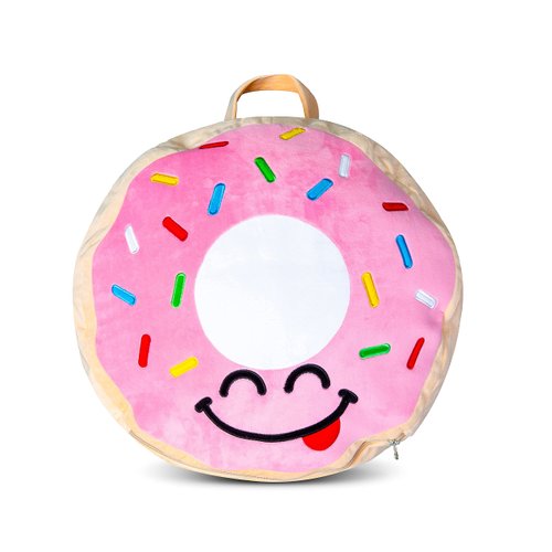 Good Banana Donut Toy Storage Bag - Convertible Fill n' Chill Bag That transforms into a Comfy seat When Full of Plush Toys for Kids Rooms, Multi, (TSDONU)