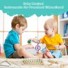 Toddlers Musical Instruments - Montessori Musical Toys for Toddlers, Neutral Colors Wooden Percussion Instruments Set, Modern Boho Xylophone for Boys Girls Kids Preschool Educational Birthday Gifts