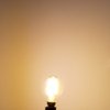 HERO-LED S11-DS-2W-WW27 Dimmable S11 E14 European Candelabra Base 2W LED Vintage Antique Filament Bulb, 25W Equivalent, Warm White 2700K, 4-Pack [Attention E14 Base]