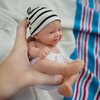 Reborn Baby Doll ，7 Inch Silicone Doll Girl ，Mini Realistic Newborn Baby Dolls Silicone Full Body Stress Relief with Feeding Accessories